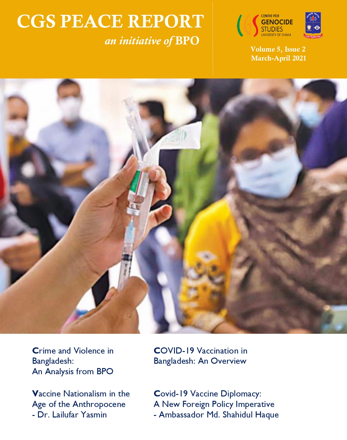 CGS Peace Report Volume 5 Issue 2