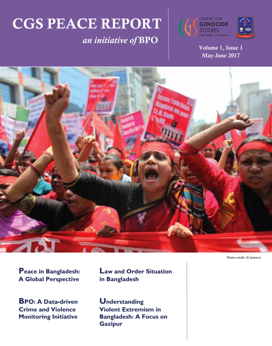 CGS Peace Report, Volume 1, Issue 1